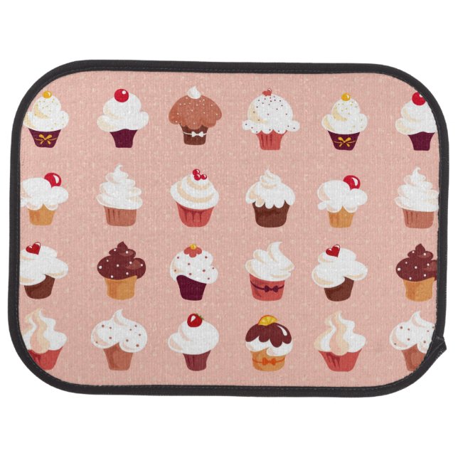 Cupcakes Car Floor Mat (Rear)