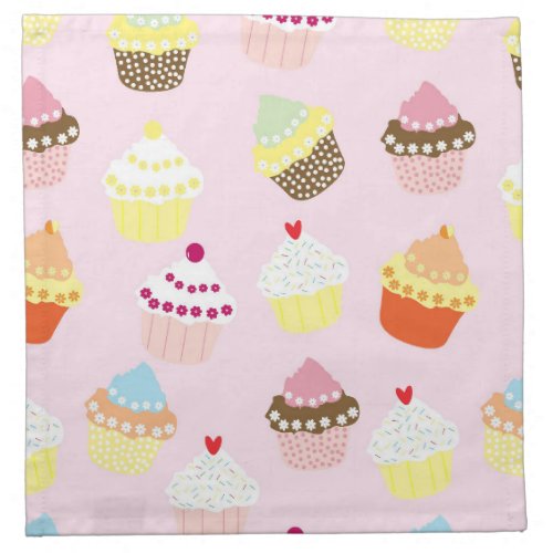 Cupcakes Cloth Napkin