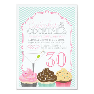 Cupcakes And Cocktails Invitations 9