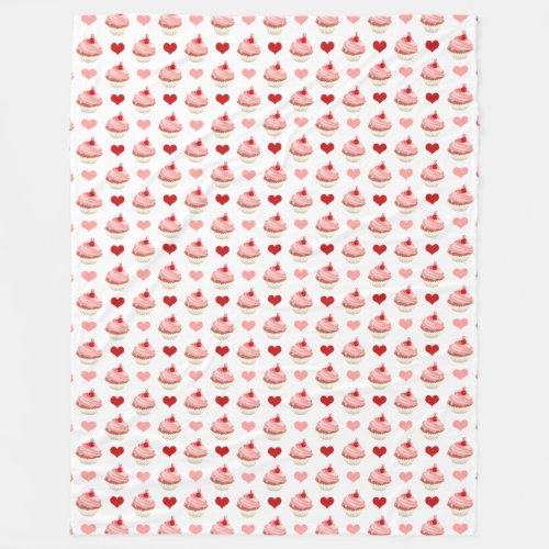 cupcakes cuties fleece blanket