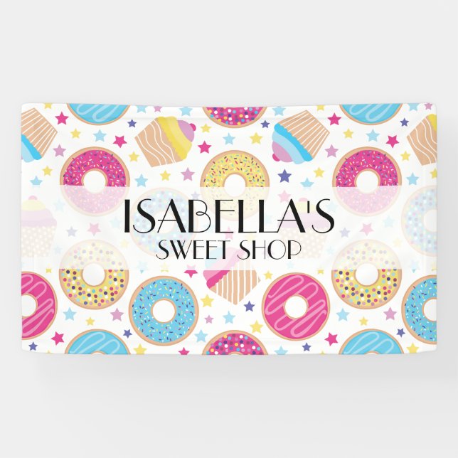 Cupcakes & Donuts Banner (Horizontal)
