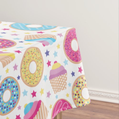 Cupcakes  Donuts Tablecloth