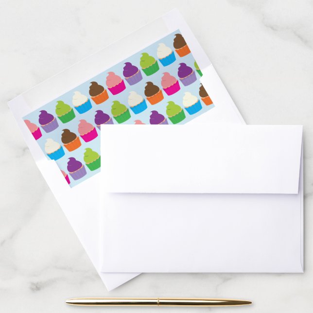 Cupcakes Envelope Liner (Desk)