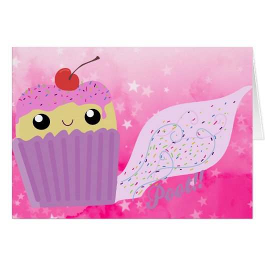 Cupcakes Fart Sprinkles Cards (Front Horizontal)