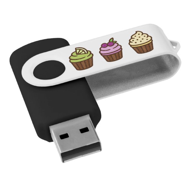 Cupcakes Flash Drive (Angled)