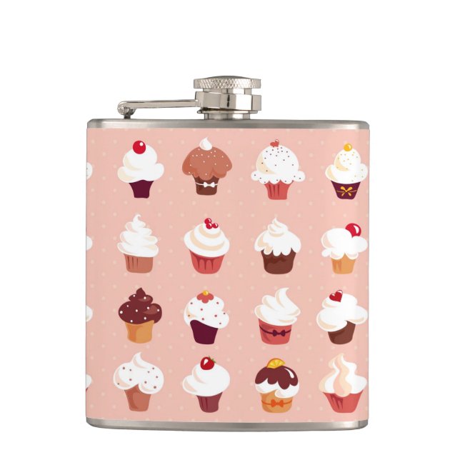 Cupcakes Flask (Front)