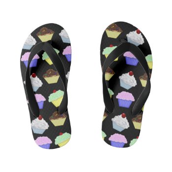 Cupcakes Flip Flops by Mousefx at Zazzle