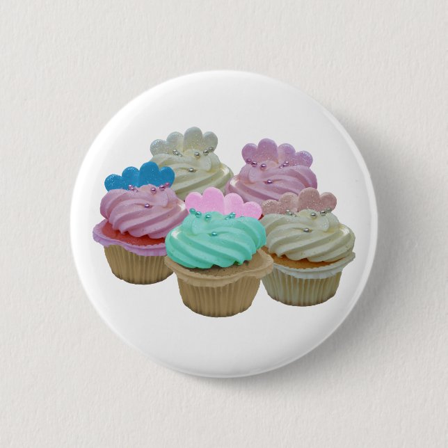 Cupcakes Galore! Pinback Button (Front)