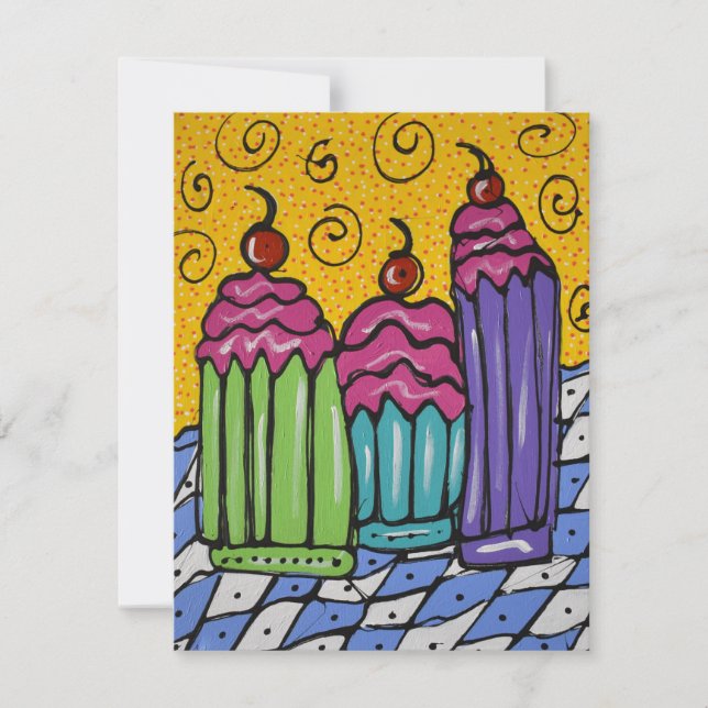 Cupcakes! Holiday Card (Front)