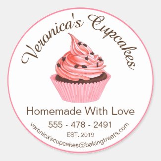 Cupcakes Homemade With Love With Contact Details