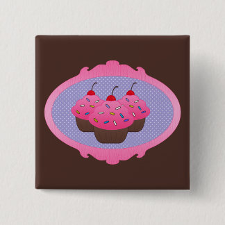 Cupcakes in a Frame Button