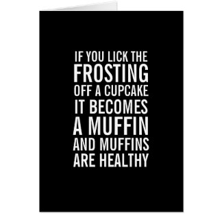 Cupcakes Into Muffins Funny Birthday Card