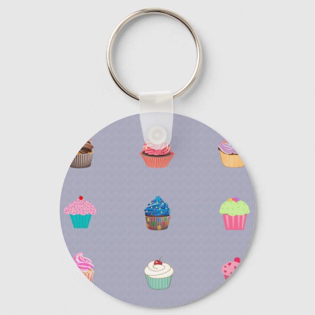 Cupcakes Keychain (Front)