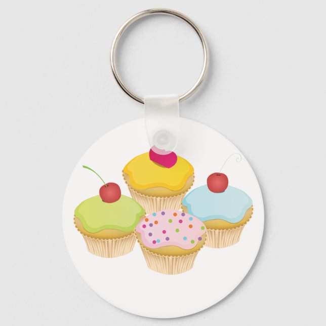 Cupcakes Keychain (Front)