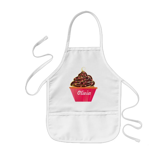Cupcakes Kids' Apron (Front)