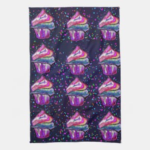 Cupcakes  kitchen towel