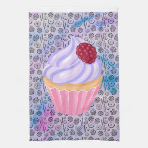 Cupcakes kitchen towel