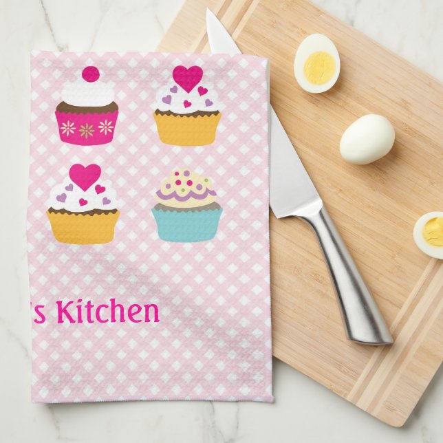 Cupcakes Kitchen Towels (Quarter Fold)