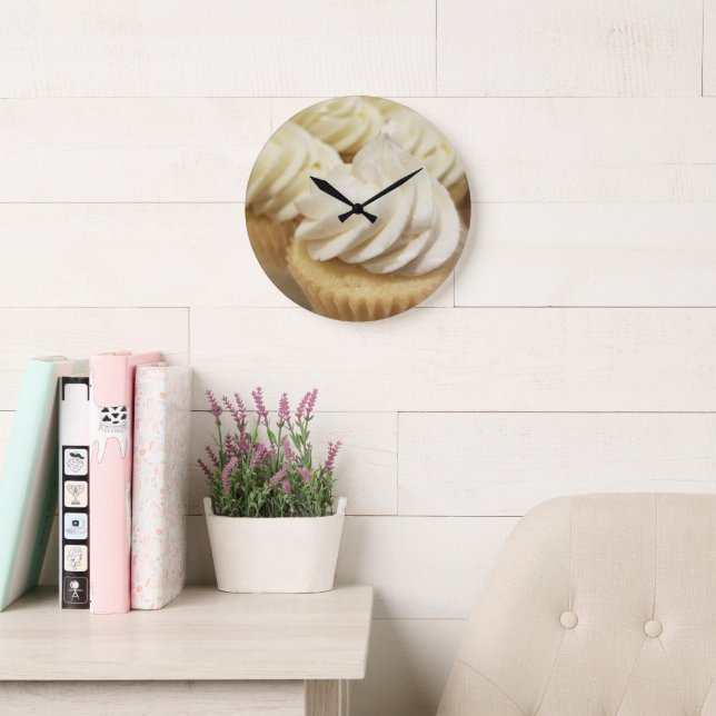 Cupcakes Large Clock (Reading Room)