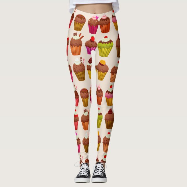cupcakes leggings (Front)