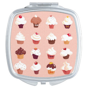 Cupcakes Mirror For Makeup
