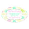Cupcakes N Sprinkles Custom Oval Sticker