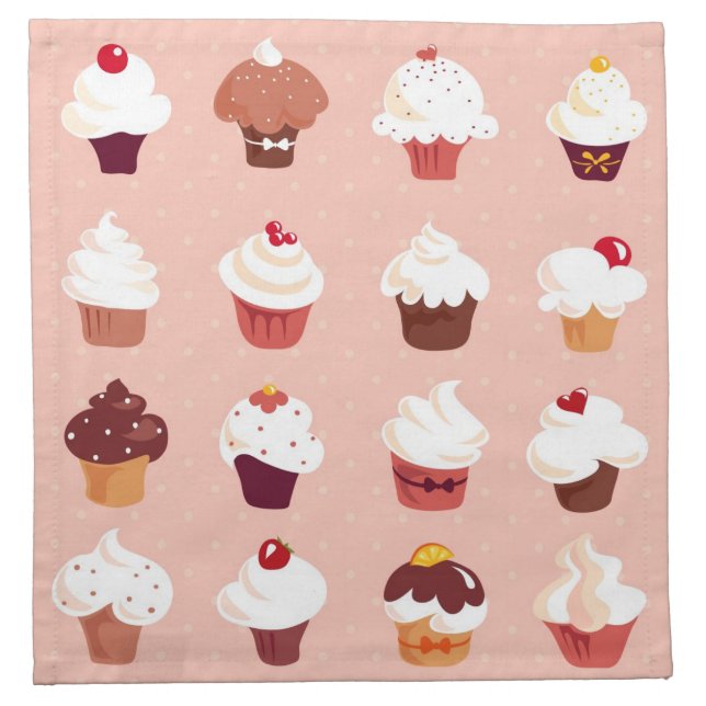 Cupcakes Napkin (Front)
