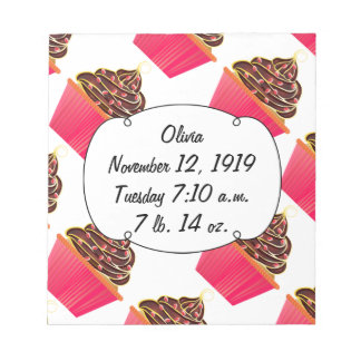 Cupcakes Notepad