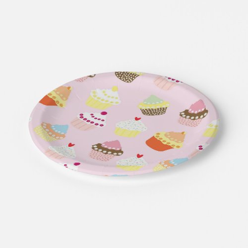 Cupcakes Paper Plates