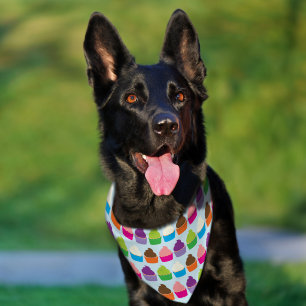 Cupcakes Pet Bandana Collar