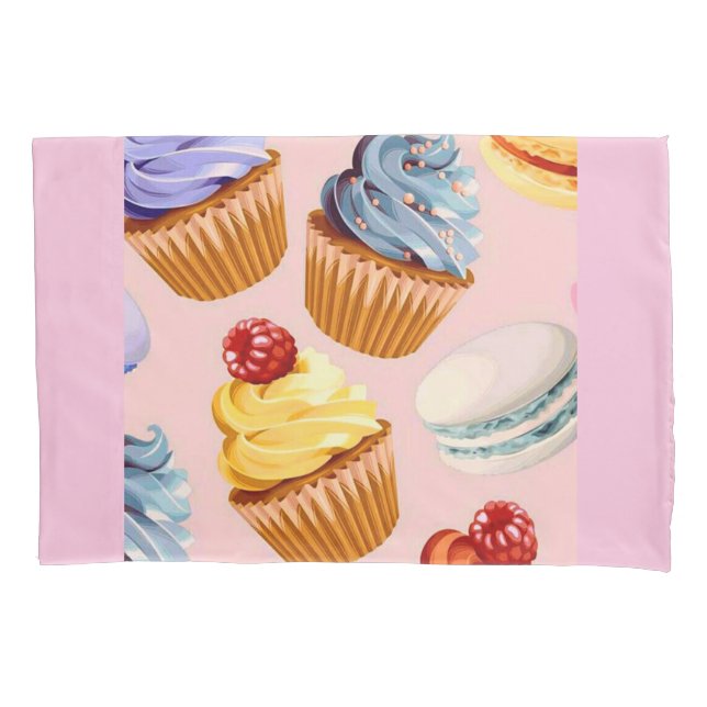 Cupcakes Pillow Case (Front)
