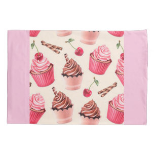 Cupcakes Pillow Case
