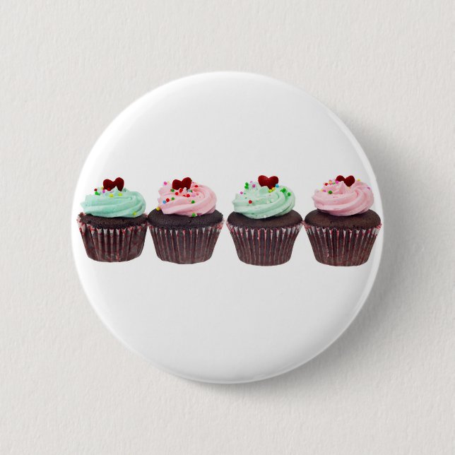 Cupcakes Pinback Button (Front)