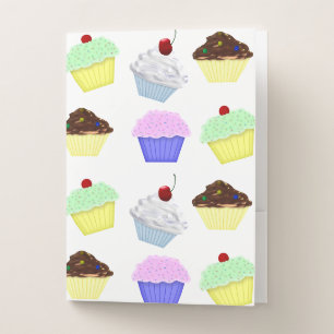 Cupcakes Pocket Folder