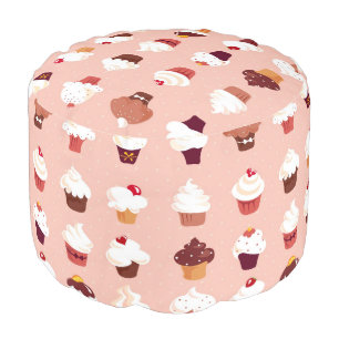 Cupcakes Pouf