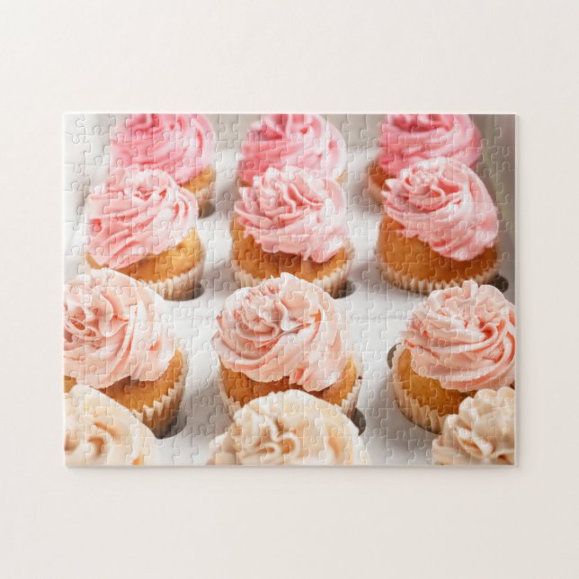 Cupcakes Puzzle - Pinks  (Horizontal)
