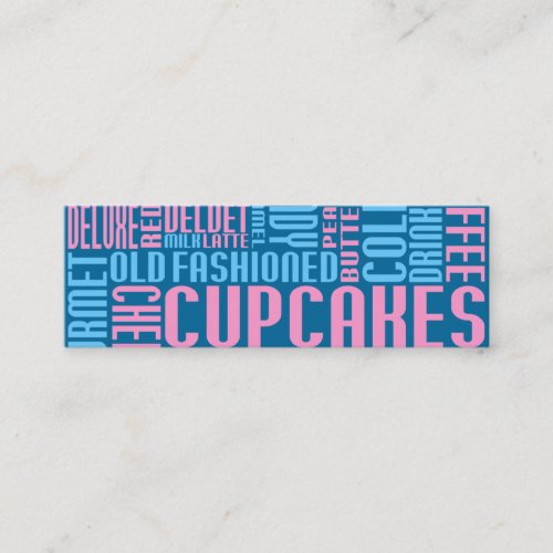 cupcakes (small chat) business cards