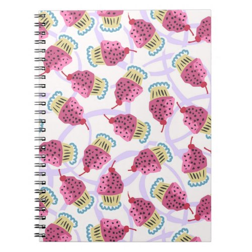 Cupcakes Spiral Notebook