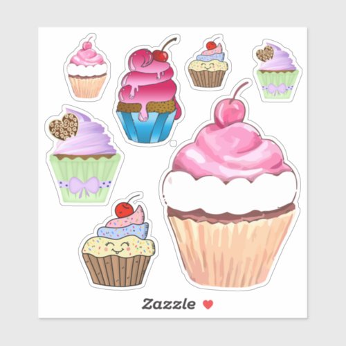 Cupcakes Sticker