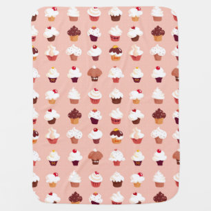 Cupcakes Swaddle Blanket