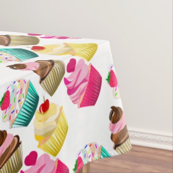Cupcakes Tablecloth by Boopoobeedoogift at Zazzle