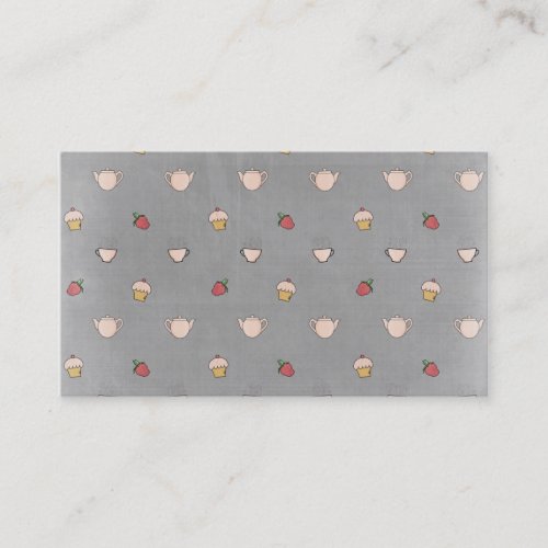 Cupcakes &amp; Tea cups! Business Cards