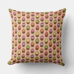 Cupcakes Throw Pillow