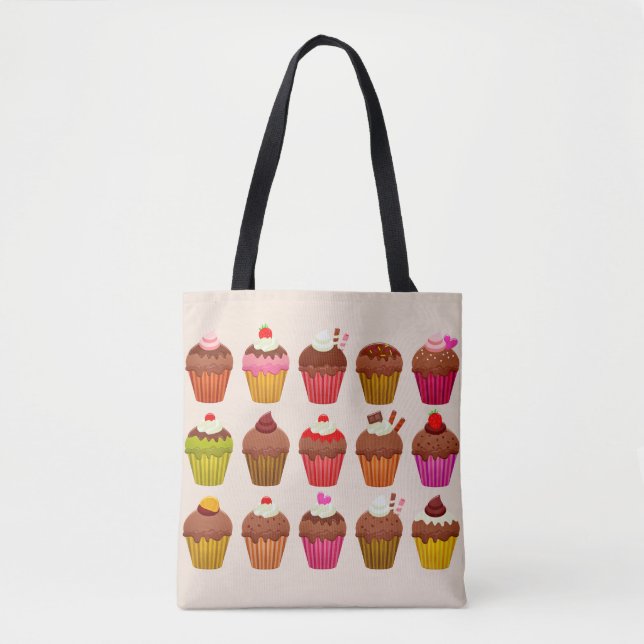 cupcakes tote bag (Front)