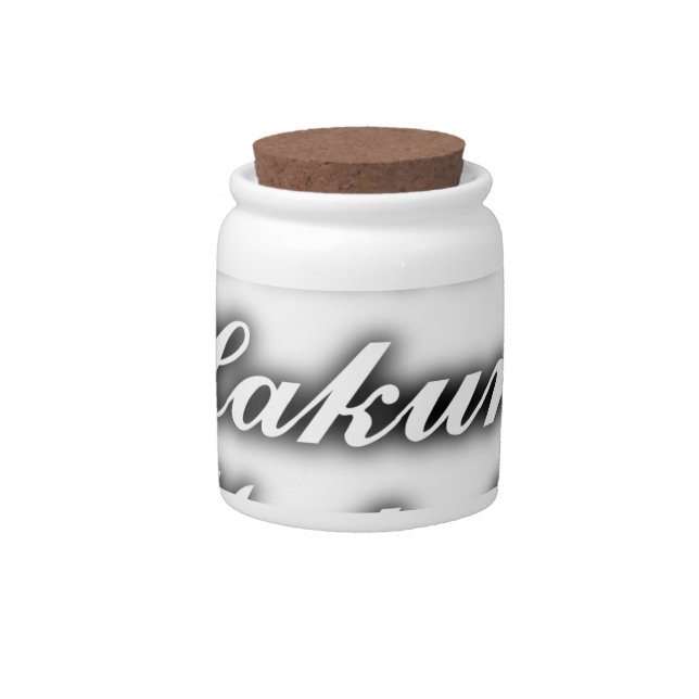 Cupcakes Vodka  Hakuna Matata FUNNY Candy Jar (Front)