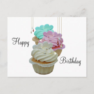 Cupcakes with Bling! Postcard