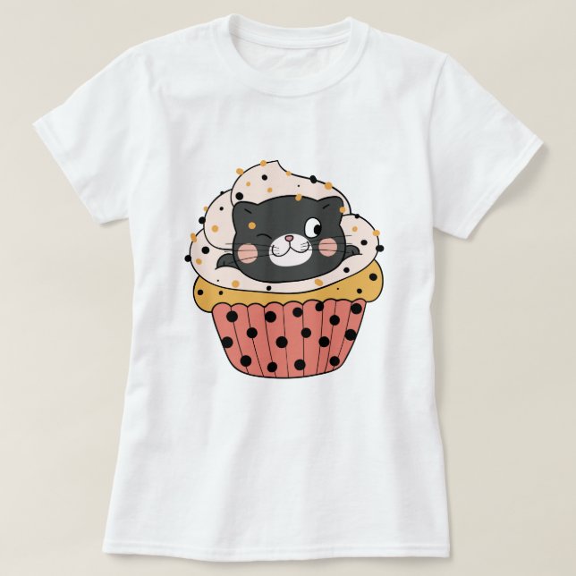 Cupcat T-Shirt (Design Front)
