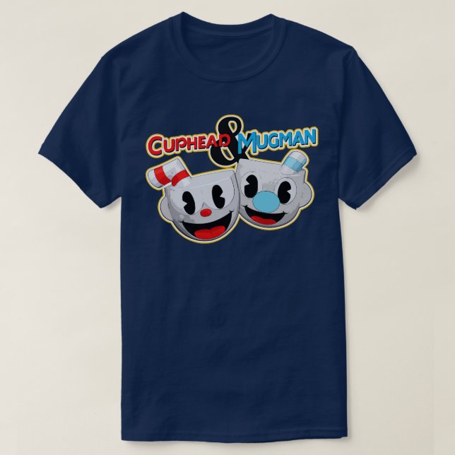 Cuphead and Mugman T-Shirt (Design Front)