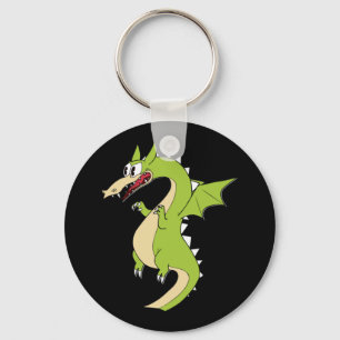 Cuphead Dragon (grim Matchstick) Sticker Keychain