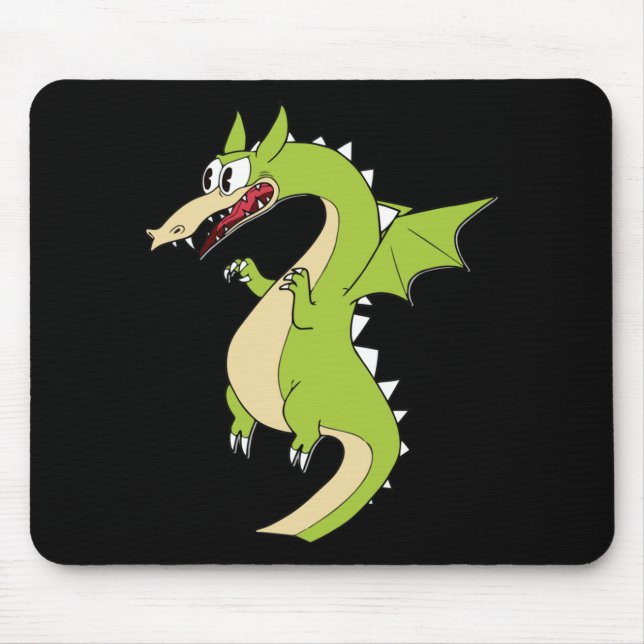 Cuphead Dragon (grim Matchstick) Sticker  Mouse Pad (Front)